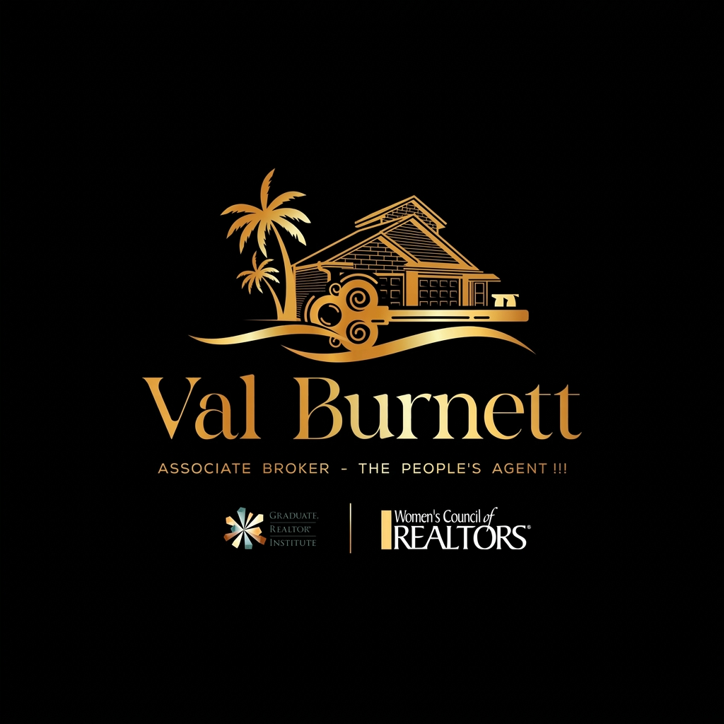 Val Burnett, The People's Agent, Golden Isles real estate logo